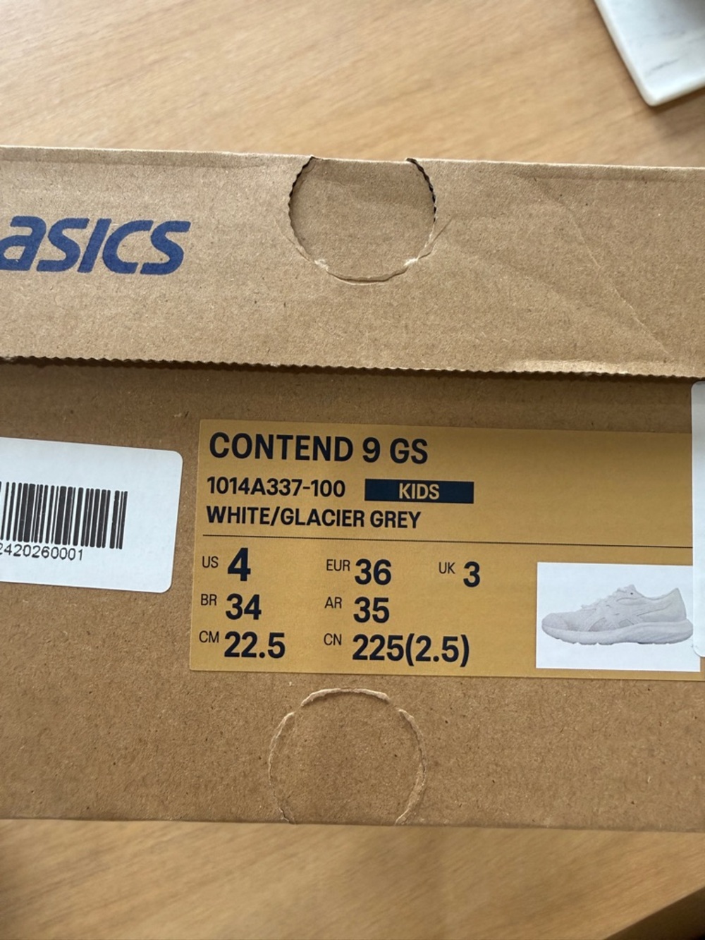 ASICS Contend 9 GS Youth 4 / Womens 5.5 - Picture 8 of 8